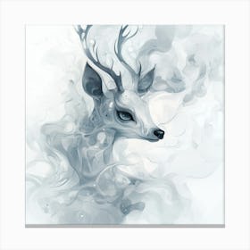 Deer View Canvas Print