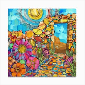 Flower Garden Canvas Print