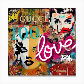 100 Love By Tom Ford Canvas Print