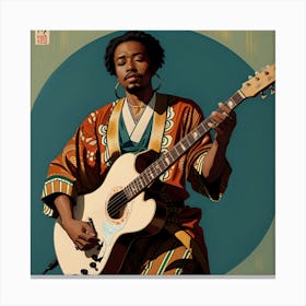 Afro-Jazz Canvas Print