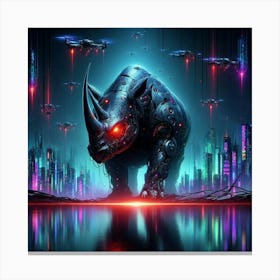 Rino Power Canvas Print