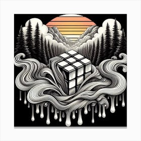 Rubik'S Cube 4 Canvas Print