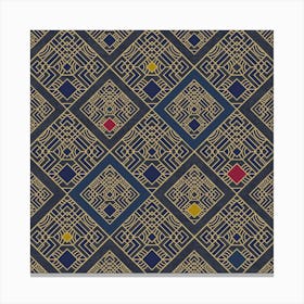 Pattern Seamless Antique Luxury Canvas Print