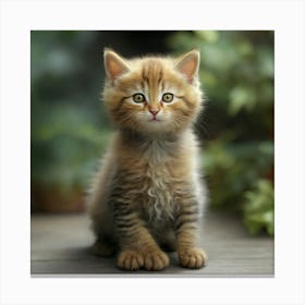 Kitten Stock Videos & Royalty-Free Footage Canvas Print