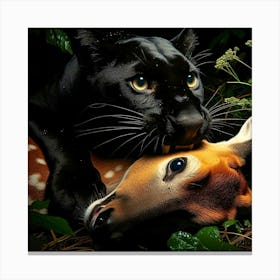 Wild Animal Creative Portrait 160 Canvas Print