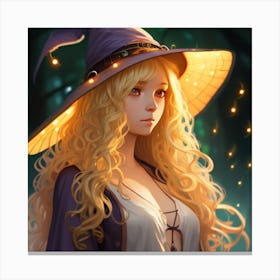 Sydney Witch In The Forest Canvas Print