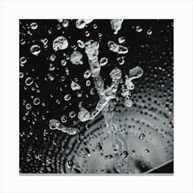 Water Splashing Canvas Print