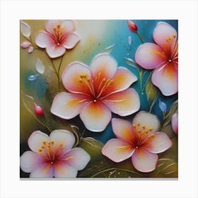 Flower Painting Canvas Print