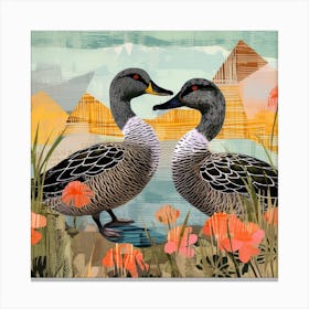 Bird In Nature Mallard Duck 3 Canvas Print
