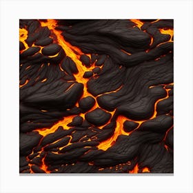 Lava Flow 10 Canvas Print