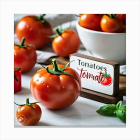 Tomato'S Tomatoes Canvas Print