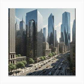 New York City Skyline Canvas Print