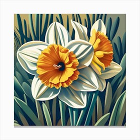 Daffodils 2 Canvas Print