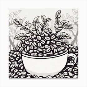 Coffee Beans 179 Canvas Print