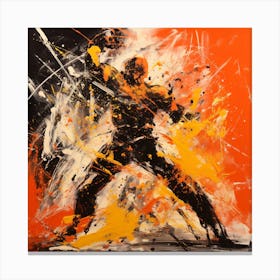 Kung Fu Fighter Canvas Print