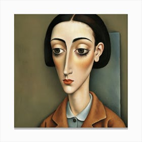 Portrait Of A Woman 3 Canvas Print