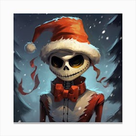 Merry Christmas! Christmas skeleton 6 Canvas Print