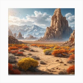 Desert Landscape 35 Canvas Print