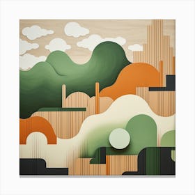 Abstract Landscape 1 Canvas Print