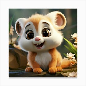 Cute Mouse 12 Canvas Print