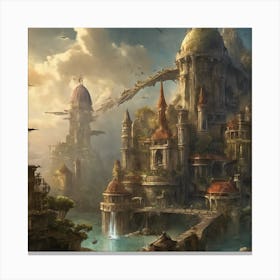 Fantasy City 58 Canvas Print