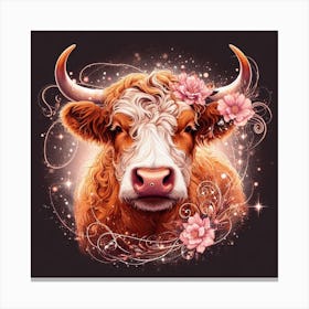 Highland Cow 6 1 Canvas Print