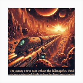 Journey Not With The Dalmatian Canvas Print