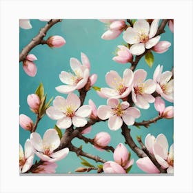 Cherry Blossoms art print 8 Canvas Print