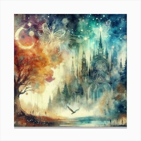 Fairytale Castle Canvas Print