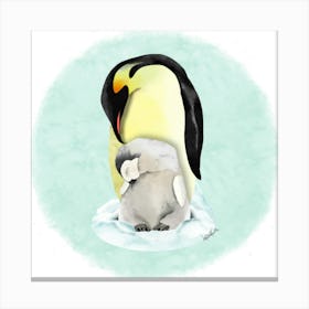 Baby Penguin/manchot Canvas Print