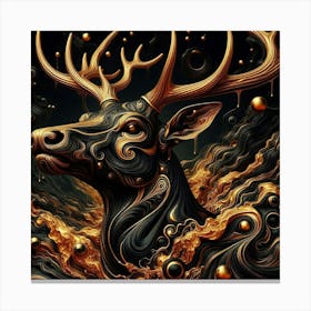 Deer Art 2 Canvas Print