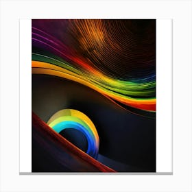 Rainbow Wave Canvas Print