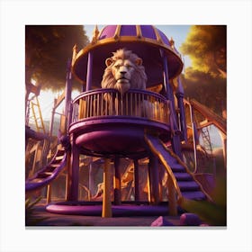 King of the playground Canvas Print