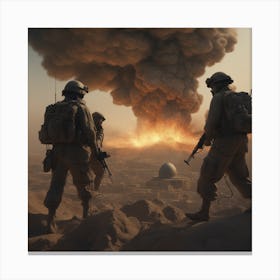 Iraq War 10 Canvas Print