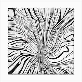 Abstract Line Art Canvas Print