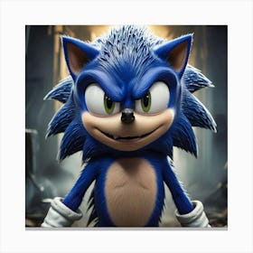 Sonic The Hedgehog Canvas Print