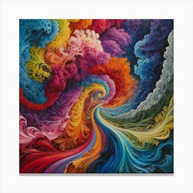 Psychedelic Painting 2 Canvas Print