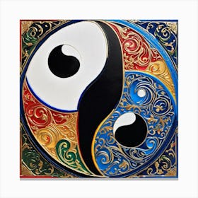 Yin Yang 21 Canvas Print