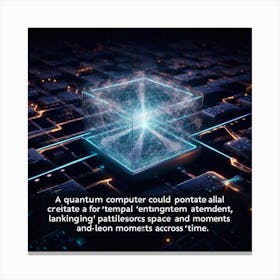 Quantum Computing Canvas Print