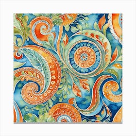 Paisley 7 Canvas Print