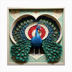 Peacock 42 Canvas Print