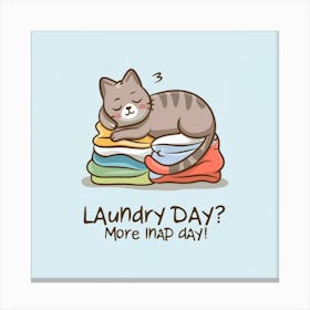 Laundry Day Canvas Print