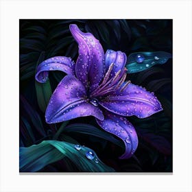 Jeweled Bloom (3) Canvas Print