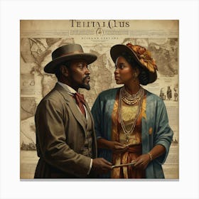 Man And A Woman Canvas Print