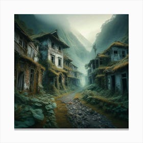 Abandoned Village 1 Canvas Print