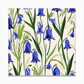 Bluebell flowers Canvas Print