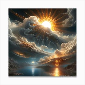 Golden Sun 2 Canvas Print