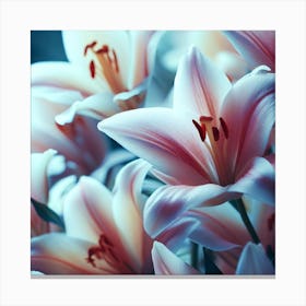 Pink Lilies Canvas Print