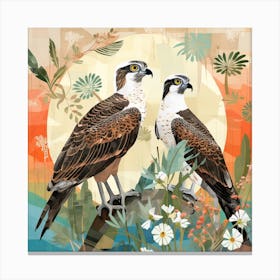 Bird In Nature Osprey 2 Canvas Print