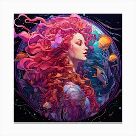 Magic021 The Birth Of Venus Painting By Ront View Highly Detail D36ebbf0 C601 45dc Be2a E75880a95392 Canvas Print